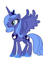 Princess Luna Season 1 design vector