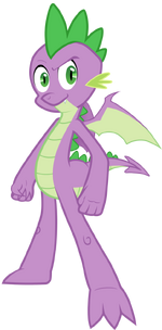 Spike as an adolescent.