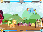 Applejack vs Rainbow Dash Sweet Apple Acres Fighting is Magic