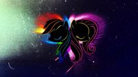 Fluttershy and Rainbow Dash wallpaper fan art by xxdashiearmyxx.