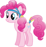 Pinkie Pie as a Crystal pony