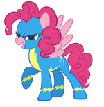 Pinkie Pie as a wonderbolt.