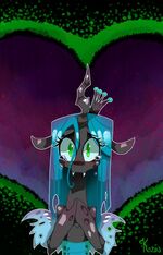 Queen Chrysalis fan art by kaliptro.