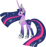 Princess Twilight Sparkle (Alicorn Pony) fan art by unicorn9927