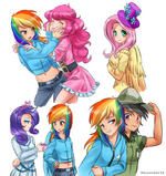 Humanized mlp S4E4 by RacoonKun