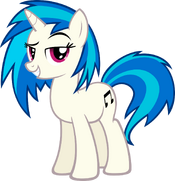 Vinyl Scratch - No Shades by MoongazePonies