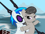 Vinyl Scratch and Octavia Cruise