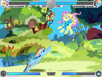 Fluttershy vs Rainbow Dash Fluttershy's cottage Fighting is Magic