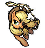 Applejack character art no background Fighing is Magic