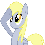 A Derpy vector salute