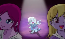 LEAVE ME BE comic panel crop