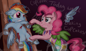 Aw, it's only a flesh wound, Rainbow Dash; I'm sure you'll be alright