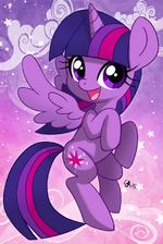 Alicorn Twilight Sparkle fan art by feli.