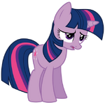 Twilight Sparkle sad fan art by thatguy1945