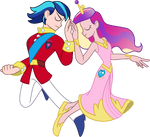 Shining Armor and Princess Cadance