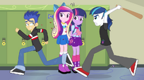 Twilight, Cadance, Flash and Shining Armor