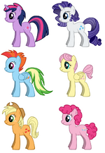 Ponies with Genderswap Hair