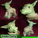 A Yoda pony, it is not.
