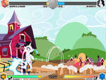 Applejack vs Rarity Sweet Apple Acres Fighting is Magic