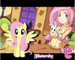 Both versions of Fluttershy