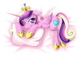 Cadance on a cushion