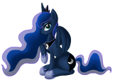 Princess Luna fan art by sakwc.