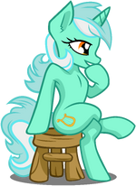 Lyra sitting