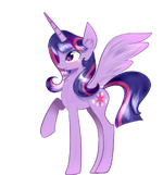 Alicorn Twilight Sparkle fan art by joshydesu