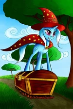 Trixie wallpaper fan art by asimos.