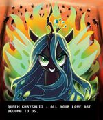 Queen Chrysalis fan art by adlynh.