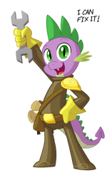 Spike fan art by equestria-previals.