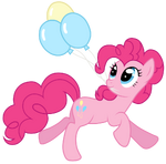 The three balloons, an inspiration to Pinkie's cutie mark