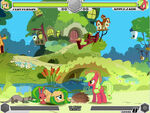 Fluttershy vs Applejack Fluttershy's cottage Fighting is Magic