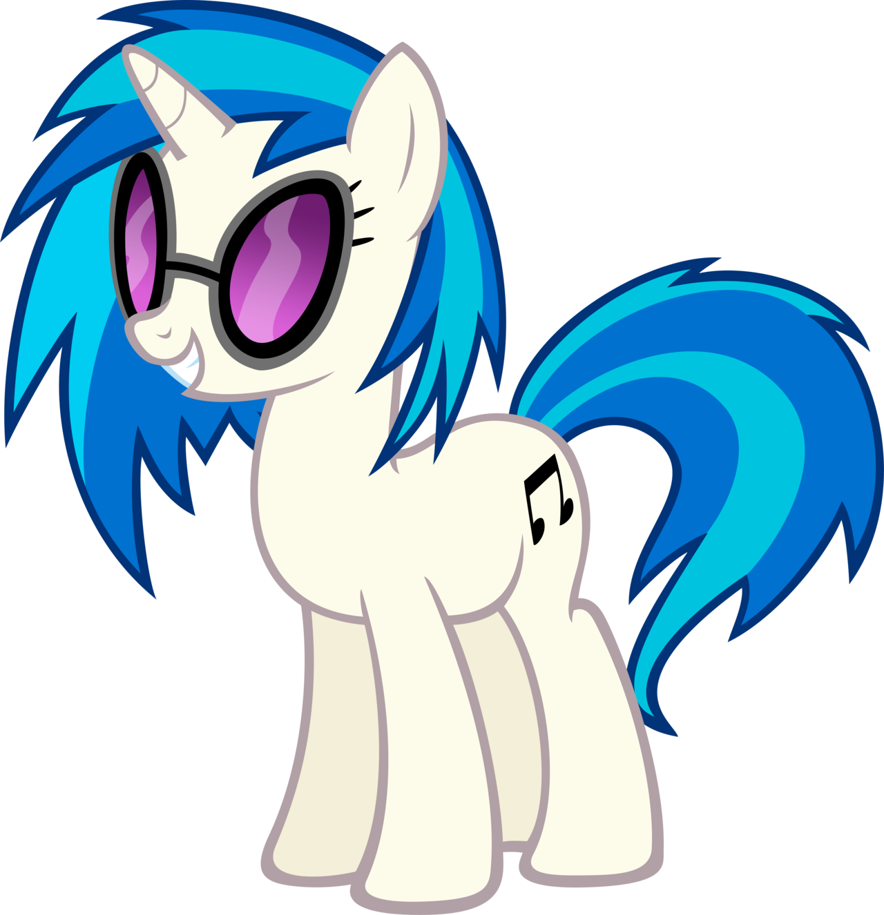 vinyl scratch and rarity