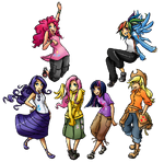 Humanized Mane Six