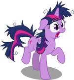 Twilight Sparkle messy mane fan art by sairoch.