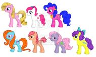 FIM My Little Pony Tales Girls by kaoshoneybun