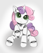 Sweetie Bot by zaiyaki (re-scaled)