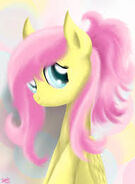 Fluttershy-galeria montagem 3d