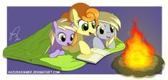 Carrot Top, Derpy, and Dinky Doo camping