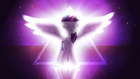 Alicorn Twilight Sparkle wallpaper fan art by moldypotato.