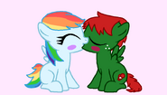 Prism and Kicks kissing (AW) scene from chapter 6 "The Secret Admirer"