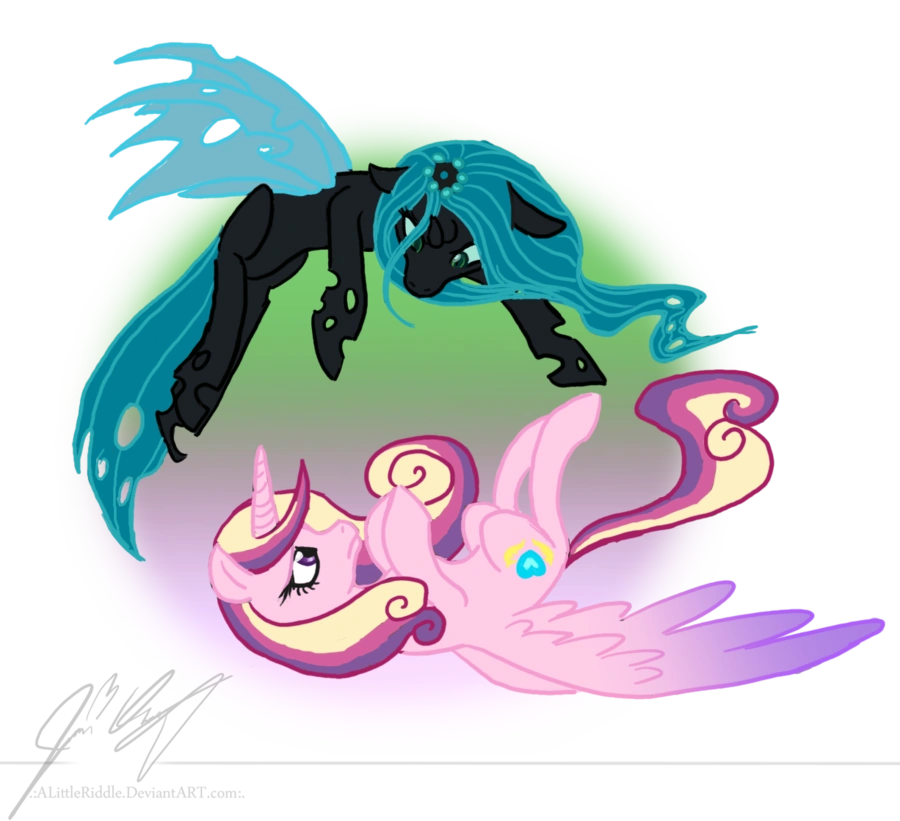 princess cadence and queen chrysalis