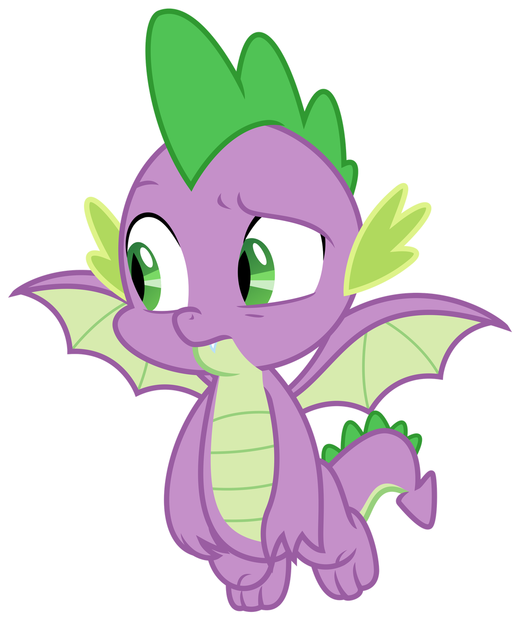 Spike - Friendship is Magic Color Guide - MLP Vector Club