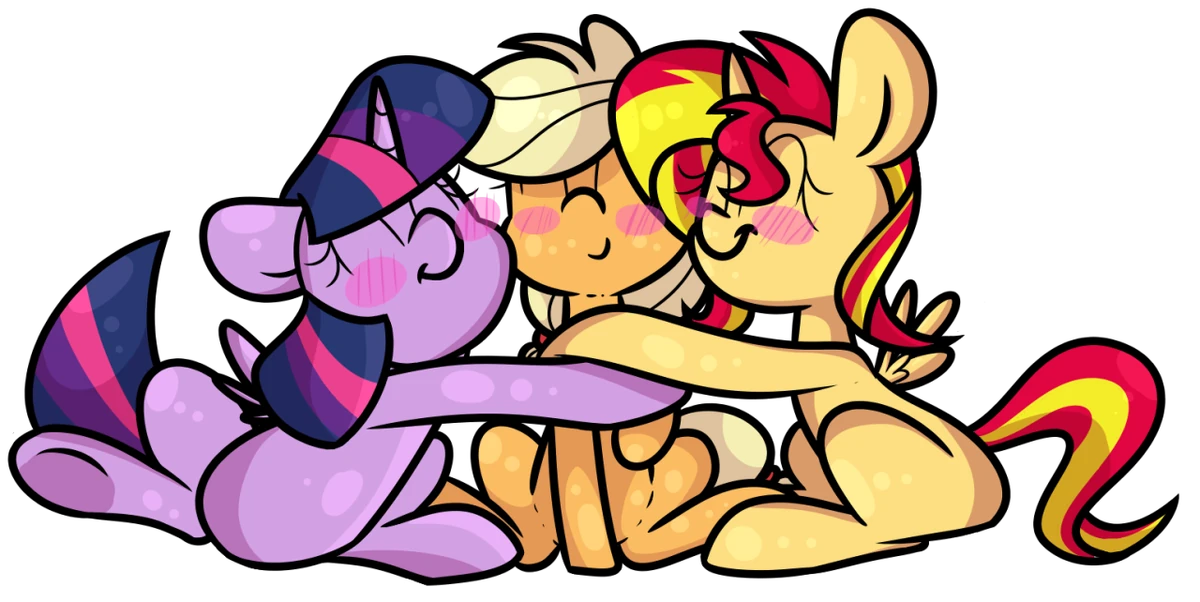 Twilight Sparkle/Applejack/Sunset Shimmer | My Little Pony