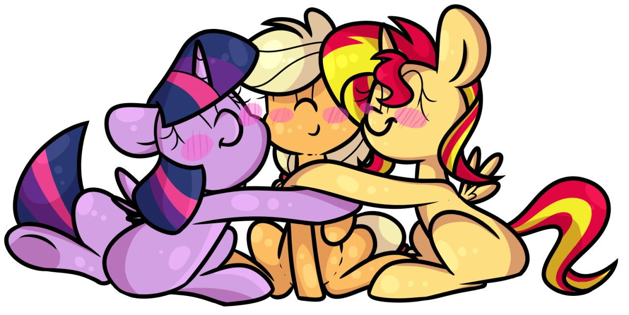 Twilight Sparkle/Applejack/Sunset Shimmer | My Little Pony
