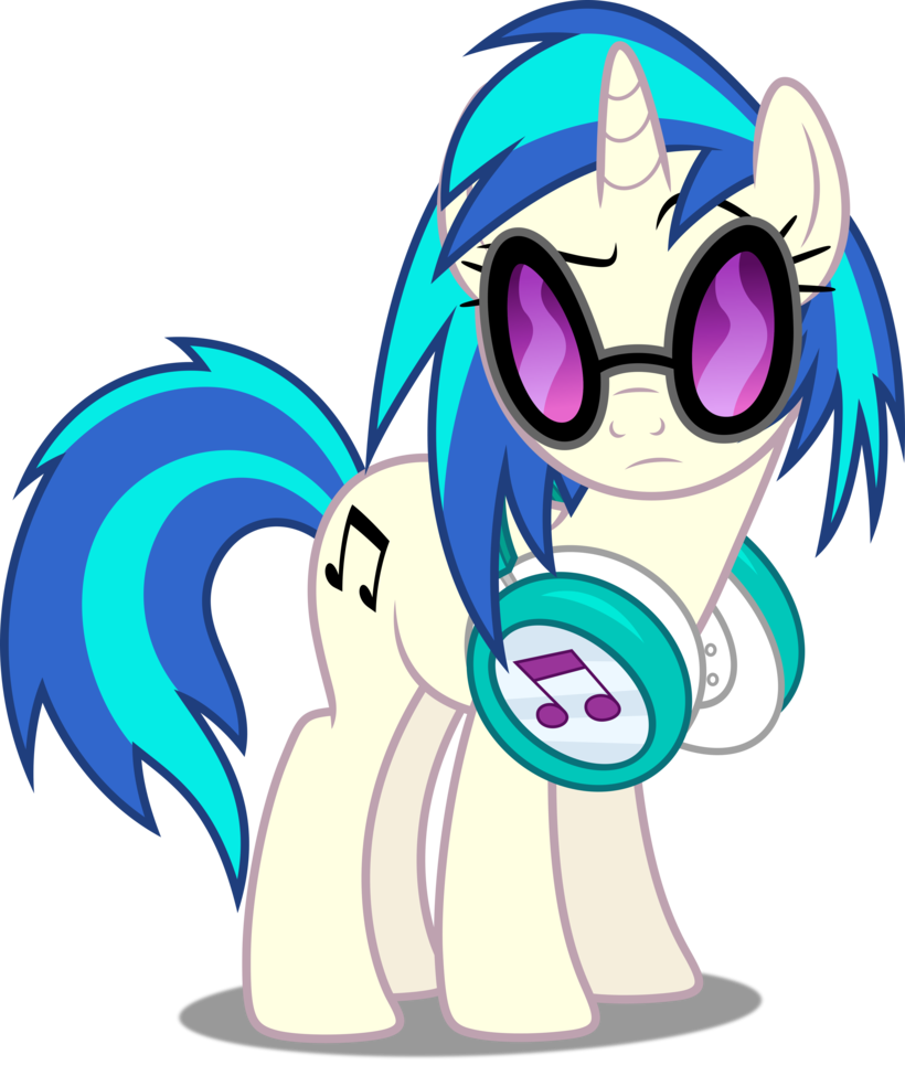 vinyl scratch and rarity