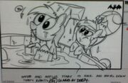 Leaked storyboard Derpy Hooves Rarity Luna Eclipsed