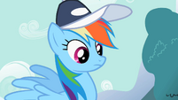 Rainbow Dash considering what Fluttershy said S2E7