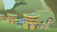 Plant team watering ground S1E11